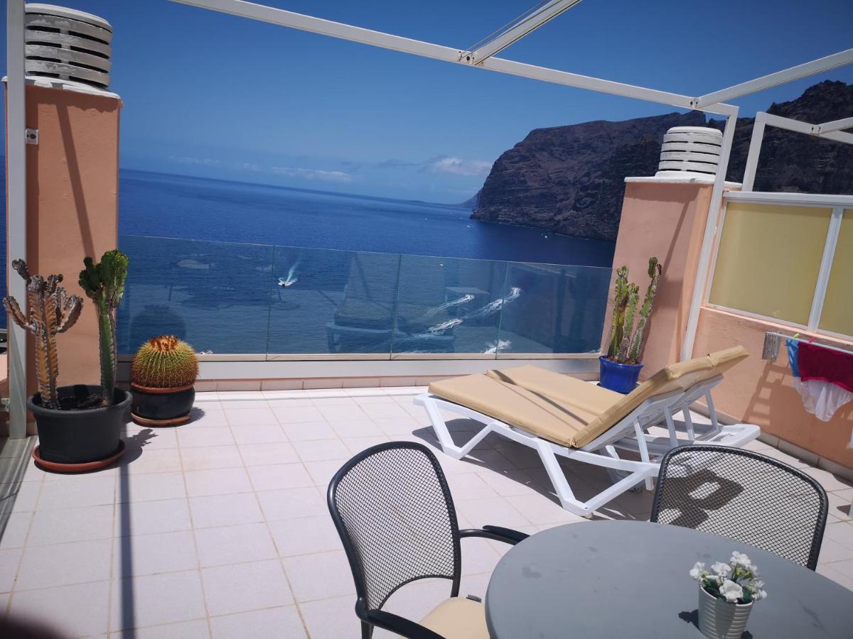 Luxury Apt. With Stunning Sea View Acantilado de los Gigantes Exterior foto